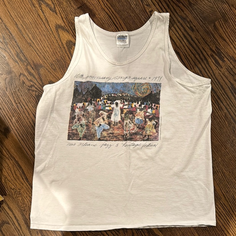 1998 10th Anniversary Congo Square New Orleans Jazz and Heritage Festival Tank